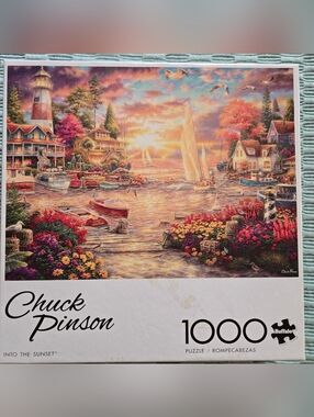 Buffalo Chuck Pinson Into The Sunset 1000 Piece Puzzle